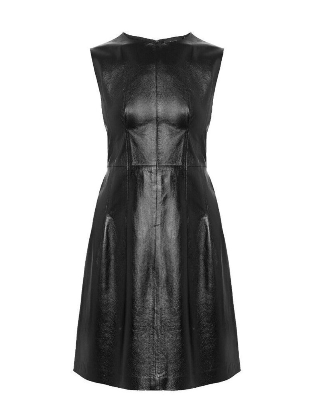 NWT Theory darted combo leather dress size 2